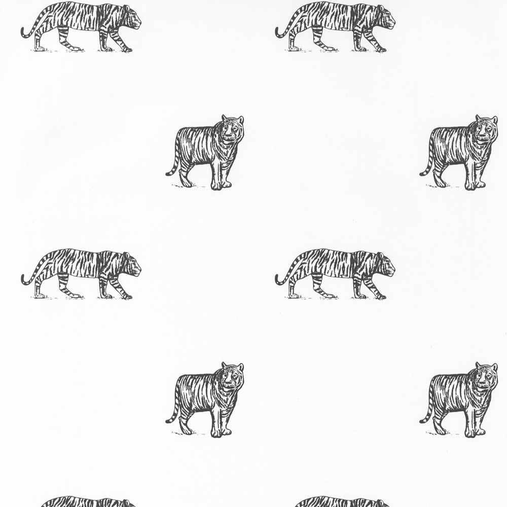 Wallpaper non-woven white black tiger Our Planet OUP101969916-36-OUP101969916.1M
