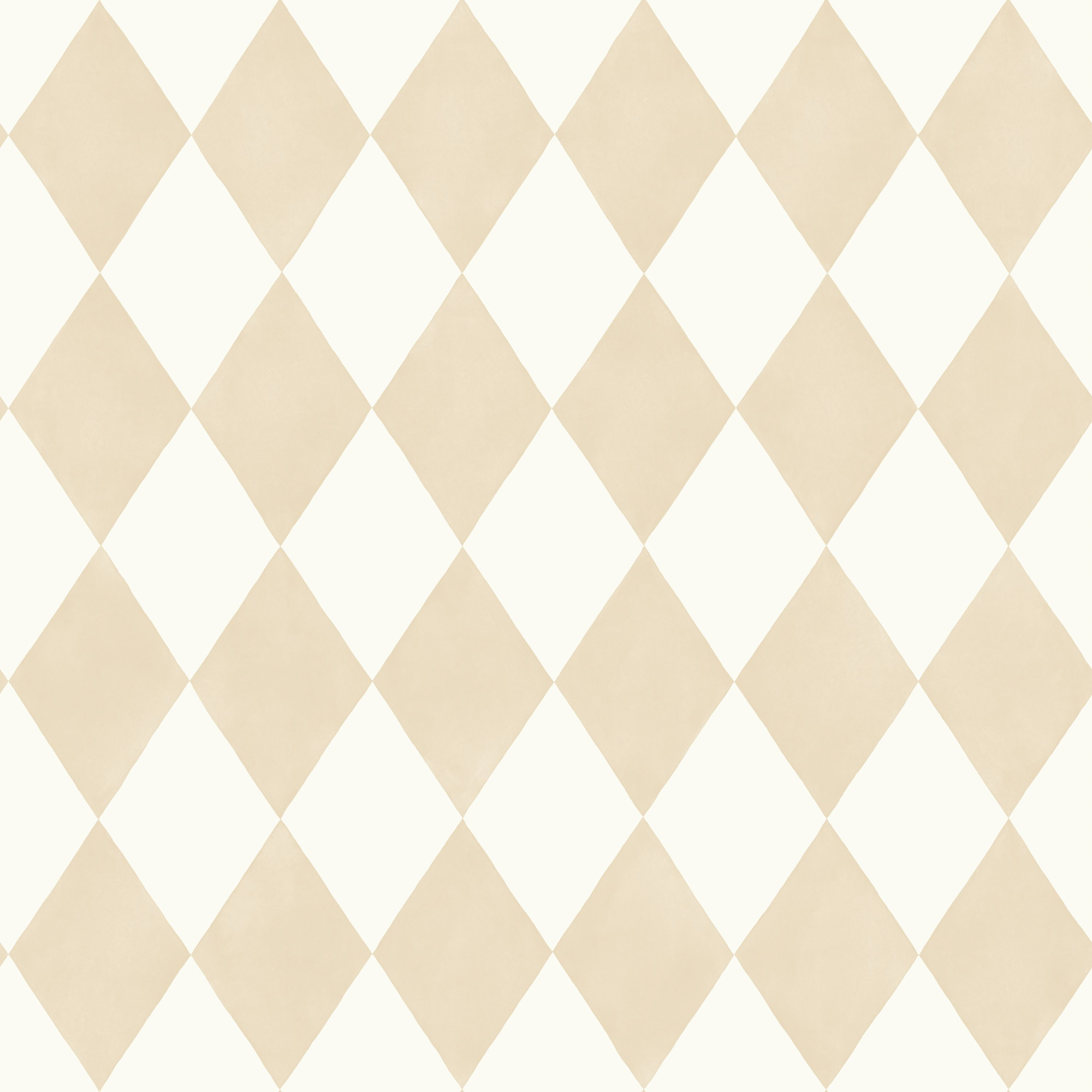 Karo Tapete beige weißes Karomuster Vlies OUTT202941333