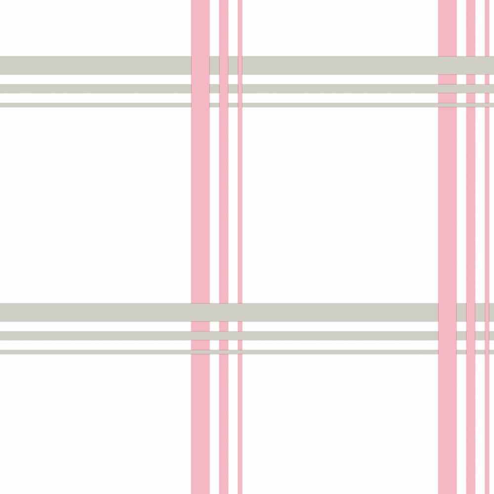 Karomuster Zarte Kindertapeten Tapete beige und rosa Friends & Coffee Essener 16664-28-16664.1M